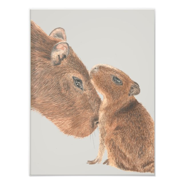 Capybara Photo Print (Front)