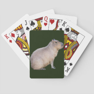 Capybara Playing Cards
