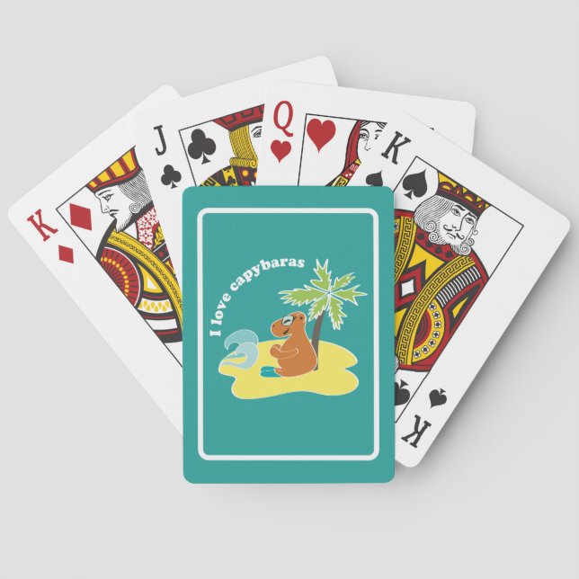 Capybara Playing Cards (Back)