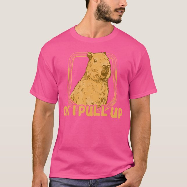Capybara Pull-Up T-Shirt (Front)