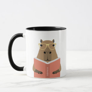 Capybara Reading Mugs