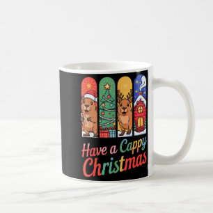 Capybara Reindeer Xmas Have A Capy Christmas Coffee Mug