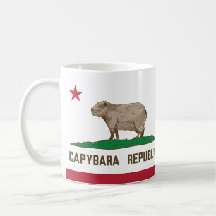 Capybara Republic Flag Coffee Mug