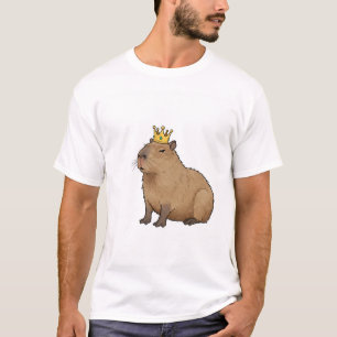 Capybara Royalty: The King of Chill. T-Shirt