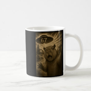 Capybara Selfie 67 Meme Six Seven Funny Ufo Coffee Mug