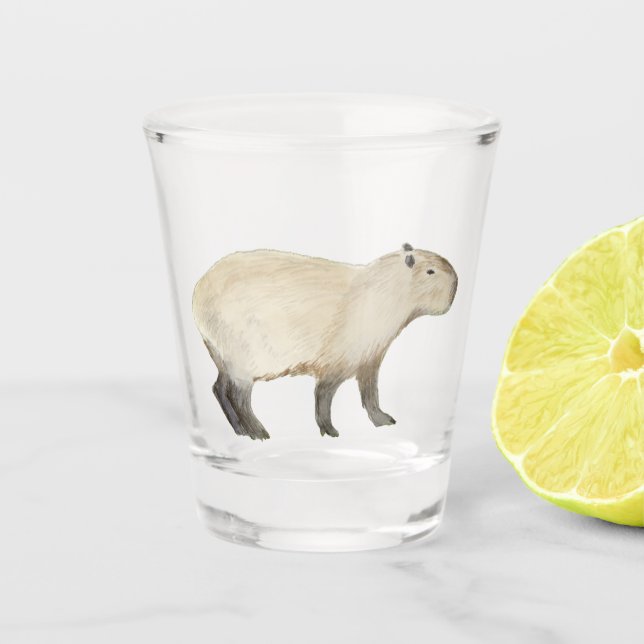 Capybara Shot Glass (Front)