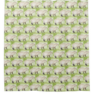 Capybara Shower Curtain