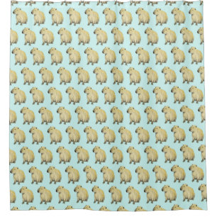 Capybara Shower Curtain