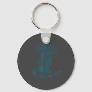 Capybara Smart Fella Fart Smella Funny Cowboy Humo Key Ring