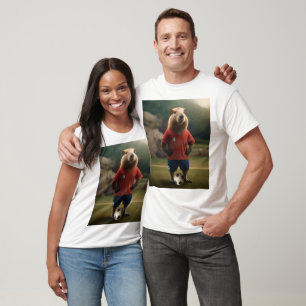 Capybara Soccer Player, T-Shirt