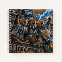 Capybara soft cover notebook 