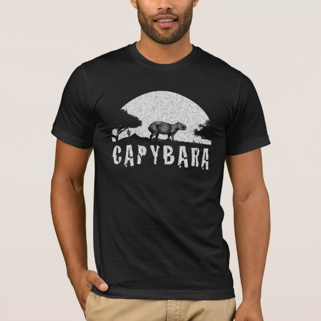 Capybara Sunset T-Shirt (Front)
