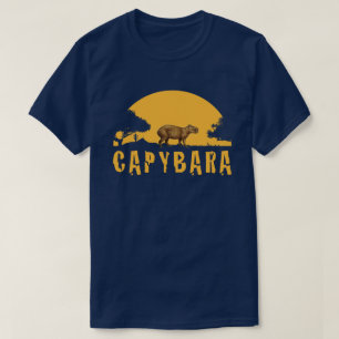 Capybara Sunset T-Shirt