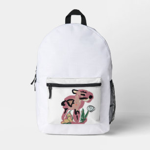 Capybara Sweet Printed Backpack