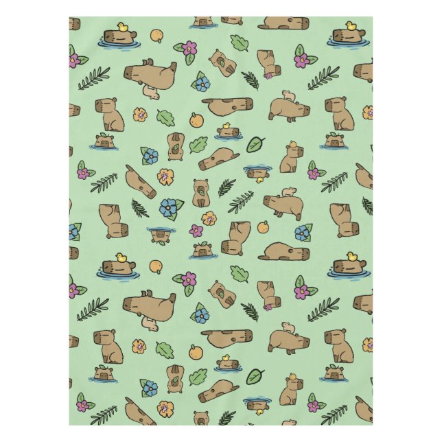 Capybara Tablecloth (Front)
