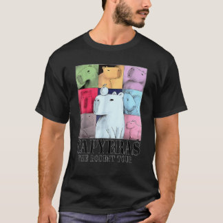 Capybara The Rodents Capy Tour Meme Graphic Summer T-Shirt