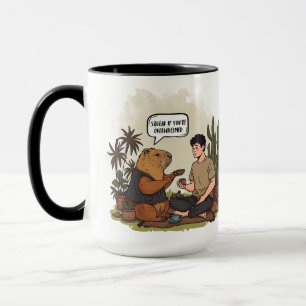 Capybara Therapy Time Squeak If You're Overwhelmed Mug