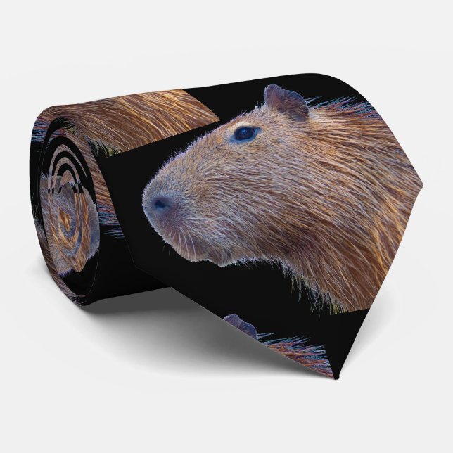 Capybara Tie (Rolled)
