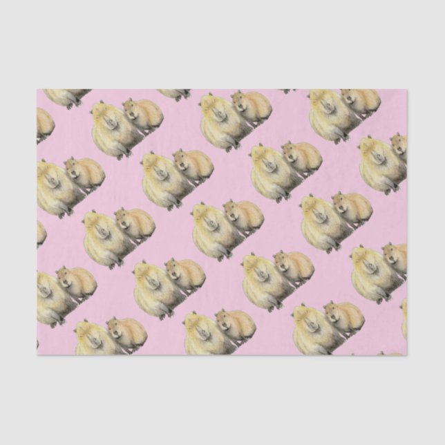 Capybara Tissue Paper (Front)