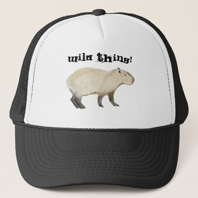 Capybara Trucker Hat (Front)