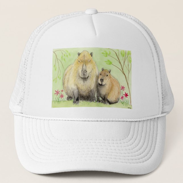Capybara Trucker Hat (Front)