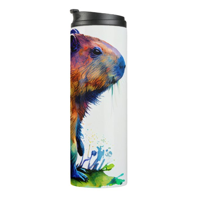 Capybara Tumbler Wrap Sublimation Designs (Rotated Right)