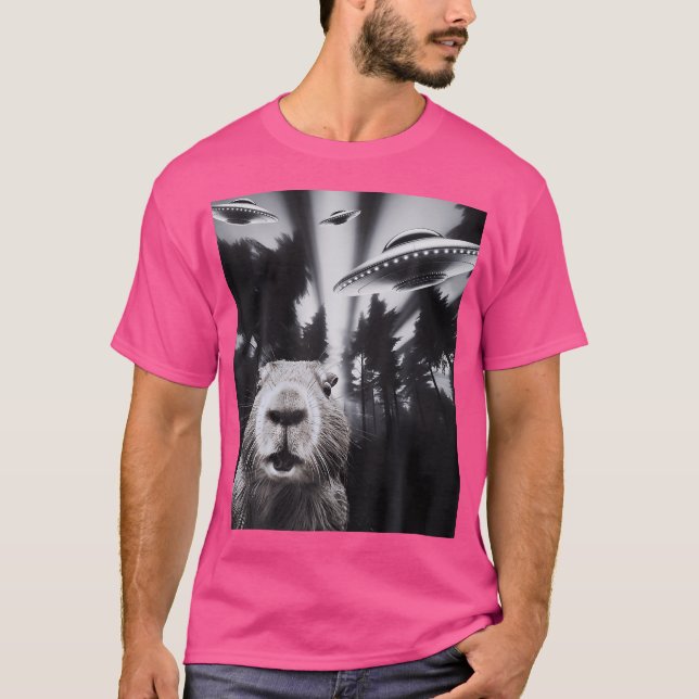 Capybara Ufo T-Shirt (Front)