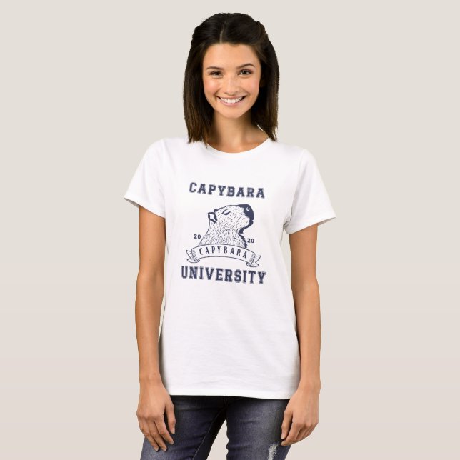 Capybara University T-Shirt (Front Full)