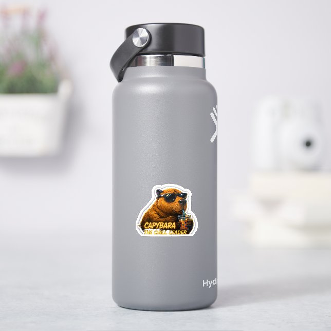Capybara Vibes 🧋 Chill Leader Energy  (HydroFlask)