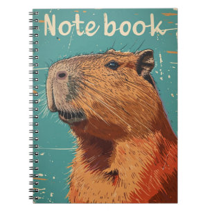 Capybara Vintage Notebook