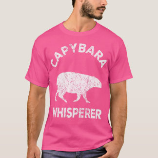 Capybara Whisperer Capybara Lover Funny Capybara Q T-Shirt