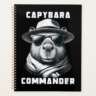 Capybara With Sunglasses Capy Commander Planner