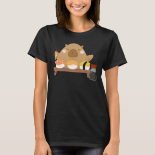 Capybara with Sushi T-Shirt
