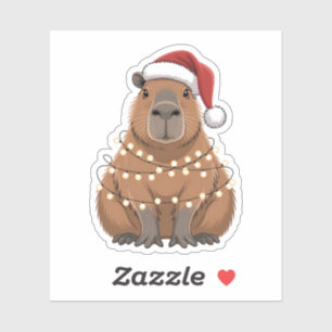 Capybara Xmas Matching Funny Santa