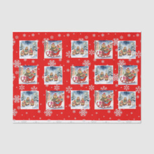 CAPYBARA XMAS TISSUE PAPER
