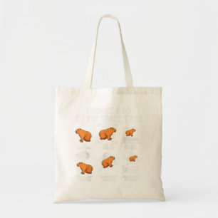 Capybaras Funny Capibara Rodent Things I Do In My  Tote Bag