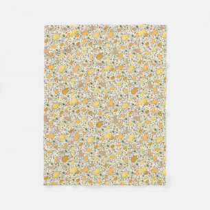 Capybaras in Yellow Fleece Blanket