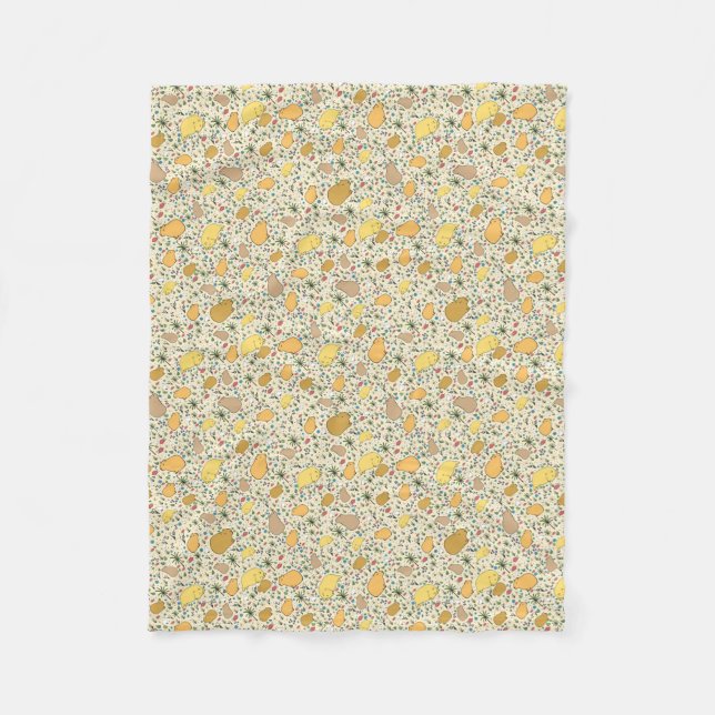 Capybaras in Yellow Fleece Blanket (Front)