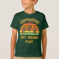 capybaras just wanna play slogan