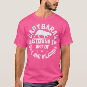 Capybaras Masterring The Art Of Cute Hilarious Cap T-Shirt