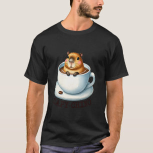 Capychino Capybara costume Capybara & coffee lover T-Shirt
