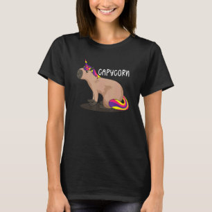 Capycorn Capybara Unicorn Water Hog T-Shirt