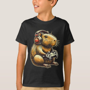 Capyra Cool Gamer Gifts For Gamers Men Boys Gaming T-Shirt