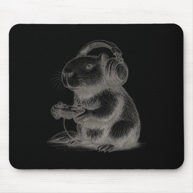 Capyra Funny Video Games Capyra 1  Mouse Mat (Front)