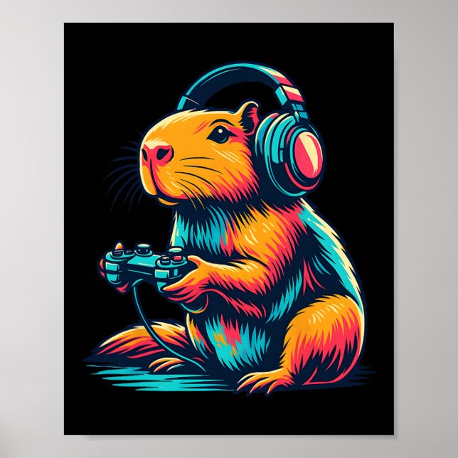Capyra Funny Video Games Capyra 2  Poster (Front)
