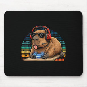 Capyra Funny Video Games Graphic For Gamer  Mouse Mat
