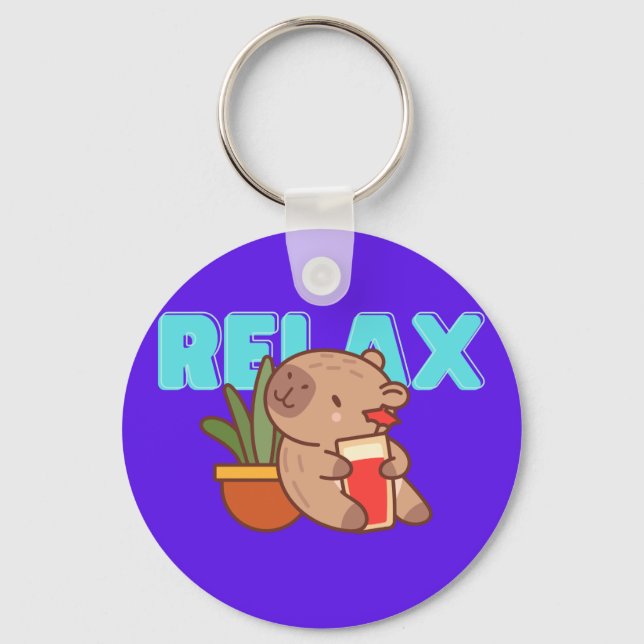 CapyRead Keychain (Front)