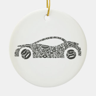 Car a lip ceramic tree decoration