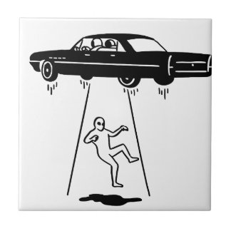car abduction of aliens tile