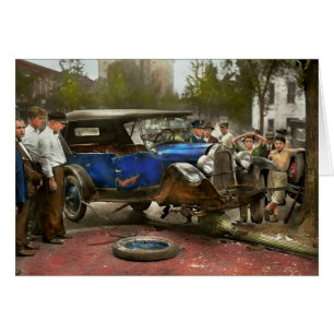 Car Accident - It came out of nowhere 1926